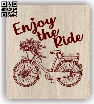 Bike E0011671file cdr and dxf free vector download for laser engraving machines