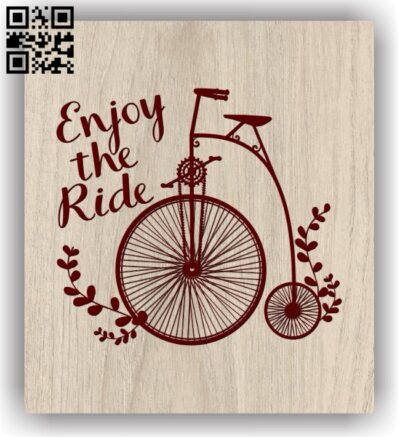 Enjoy the ride E0011673 file cdr and dxf free vector download for laser engraving machines