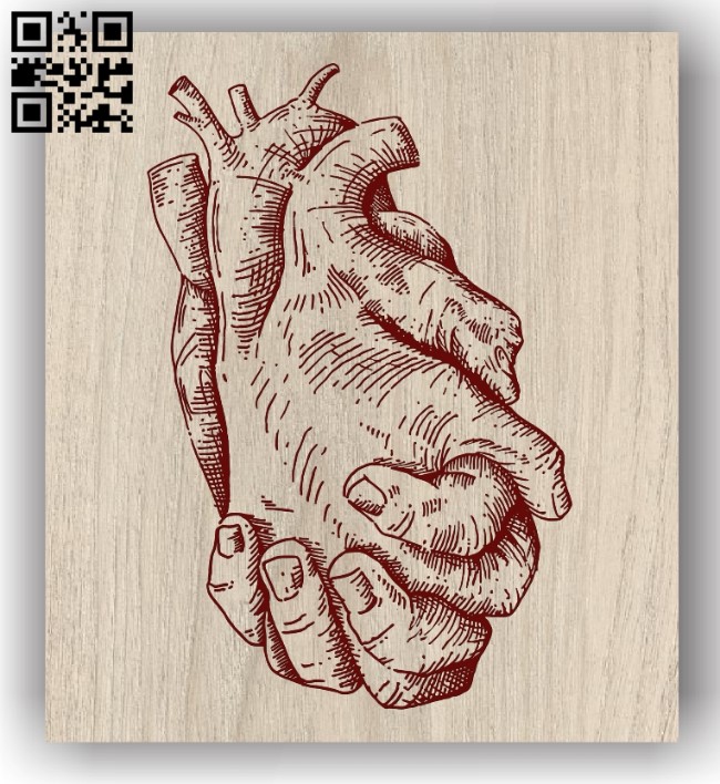 Two hands E0011968 file cdr and dxf free vector download for laser engraving machines