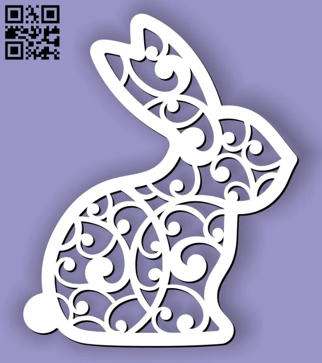 Hare E0013116 file cdr and dxf free vector download for laser cut