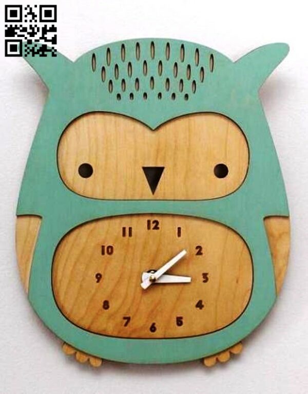 owl clock cnc