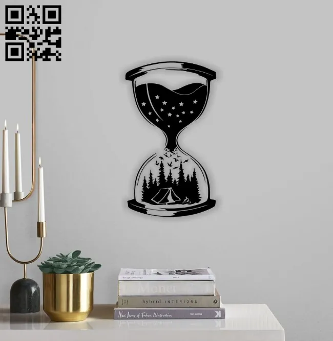 Hourglass E0014374 file cdr and dxf free vector download for laser cut plasma