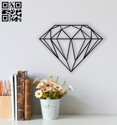Diamond E0014476 file cdr and dxf free vector download for laser cut plasma