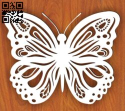 Butterfly E0014947 file cdr and dxf free vector download for laser cut ...