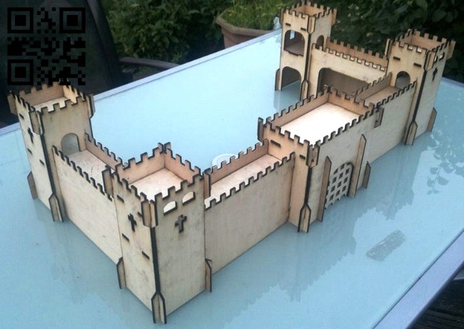 Fortress E0014878 file cdr and dxf free vector download for laser cut