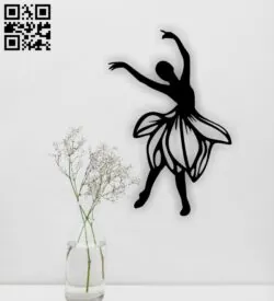 Ballet dancer E0015213 file cdr and dxf free vector download for laser cut plasma