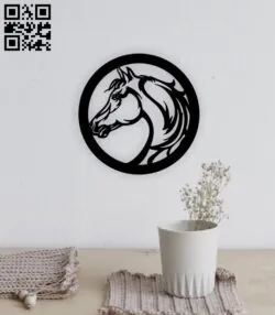 Horse head wall decor