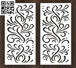 Art Pattern Design G0000005 file cdr and dxf free vector download for Laser