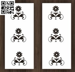 Design pattern screen   G0000063 file cdr and dxf free vector download for CNC cut