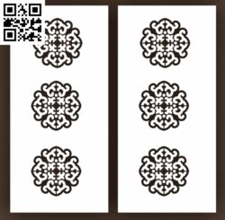 Design pattern screen  G0000062 file cdr and dxf free vector download for CNC cut