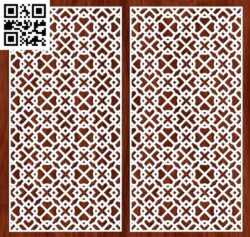 Laser cut metal panel G0000057 file cdr and dxf free vector download for Laser cut cnc 