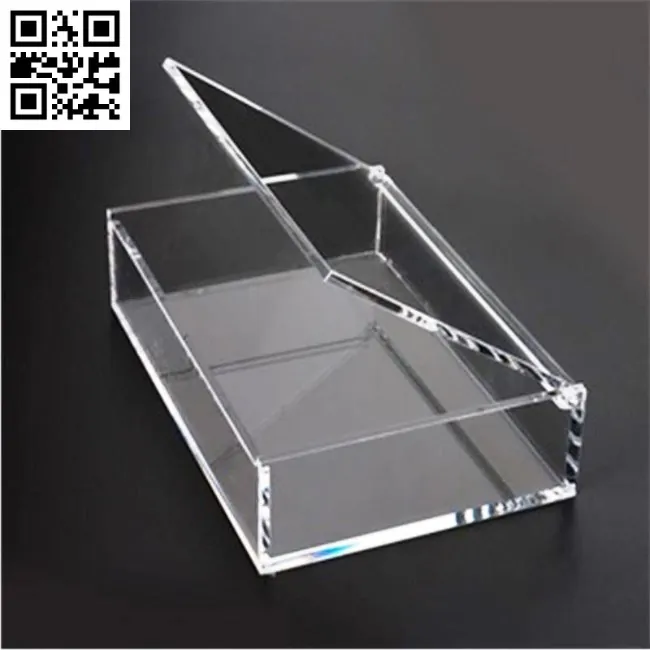 Acrylic folding box E0016481 file pdf free vector download for laser cut