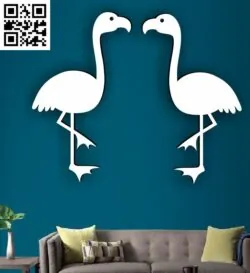 Bird Silhouette G0000296 file cdr and dxf free vector download for CNC cut