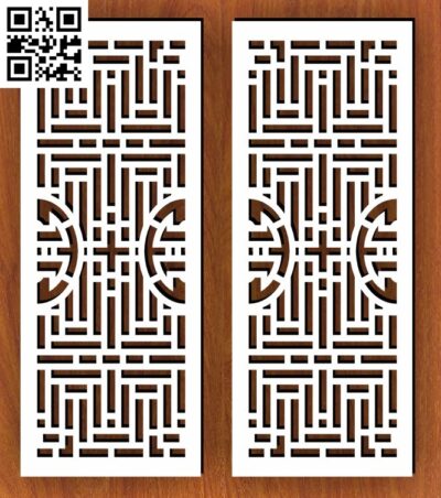 Carved Wood Partition Design
