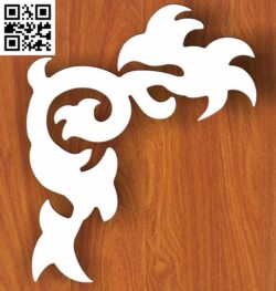 Decor G0000438 file cdr and dxf free vector download for CNC cut