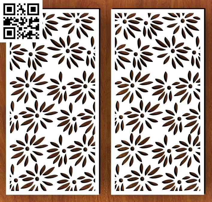 Decorative Privacy Panel Pattern