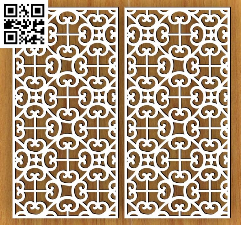 Design Pattern Panel Screen E G0000409 File Cdr And Dxf Free Vector ...