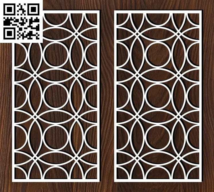 Interlocking engraving pattern