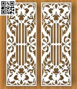 Laser Cut Design Grill G0000187 file cdr and dxf free vector download for CNC cut