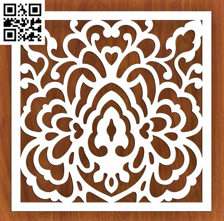 Lattice Floral Pattern