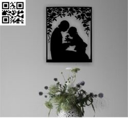 Mothers Day Vector G0000452 file cdr and dxf free vector download for CNC cut