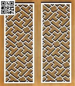 Oblique check pattern G000207 file cdr and dxf free vector download for CNC cut