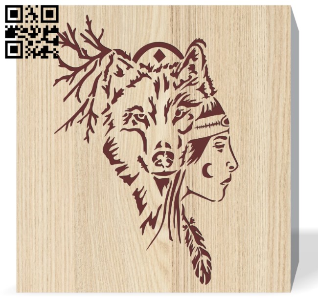 Werewolves E0016487 file pdf free vector download for laser engraving machine