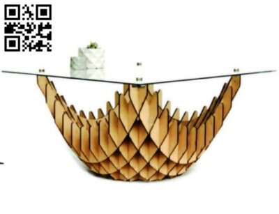 Coffee table E0016794 file cdr and dxf free vector download for laser cut cnc