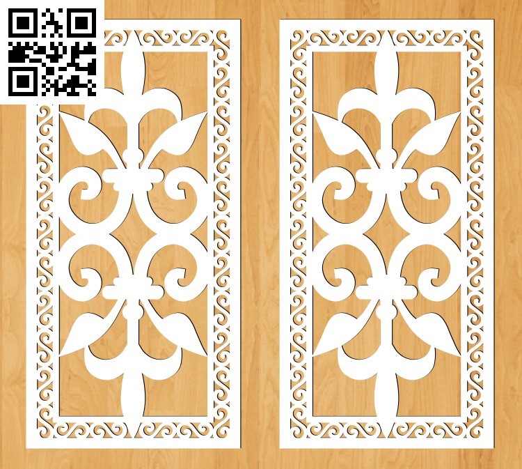 Design pattern panel screen