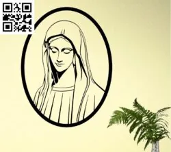 Virgin_Mary G0000574 file cdr and dxf free vector download for CNC cut