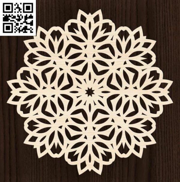Ornament E0017352 file cdr and dxf free vector download for laser cut ...