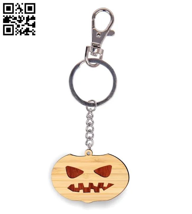 Halloween key chain E0017613 file cdr and dxf free vector download for laser cut