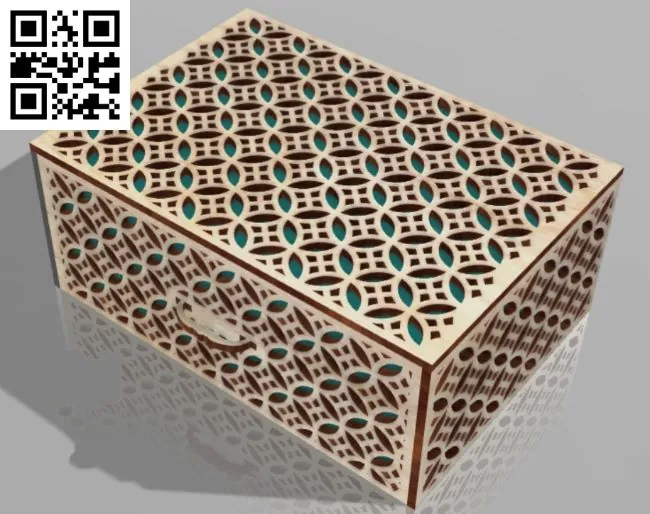 Box E0018198 file cdr and dxf free vector download for laser cut