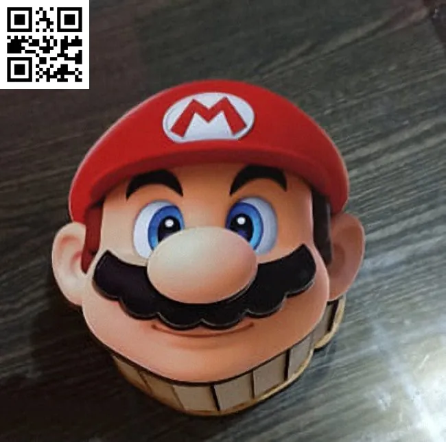 Mario box E0019106 file cdr and dxf free vector download for laser cut