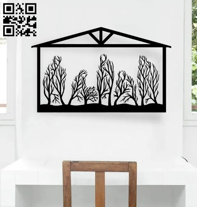 Nativity scene wall decor E0019101 file cdr and dxf free vector download for laser cut plasma