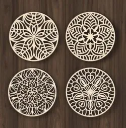 Mandala E0019505 file cdr and dxf free vector download for laser cut plasma