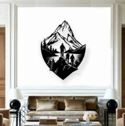 Mountain climbing E0019417 free vector download for laser cut plasma