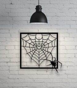 Spider web E0019748 file cdr and dxf free vector download for laser cut plasma