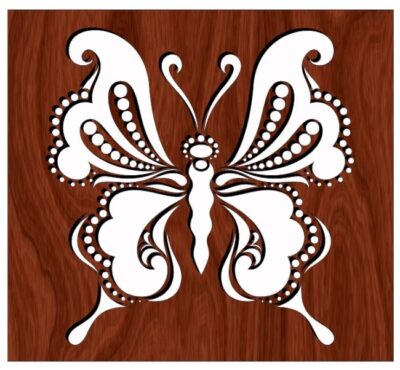 Butterfly Tattoo Free Vector TH00000003 file cdr and dxf free vector download for laser engraving machine