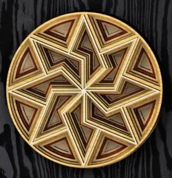 Multilayer star E0020644 file cdr and dxf free vector download for laser cut