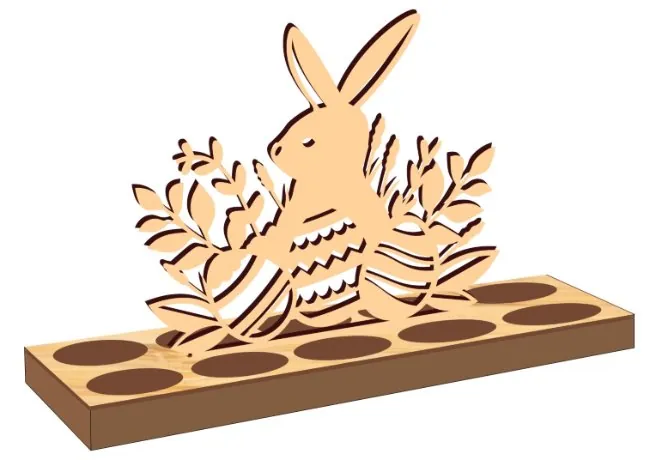 Easter egg holder E0021062 file cdr and dxf free vector download for laser cut