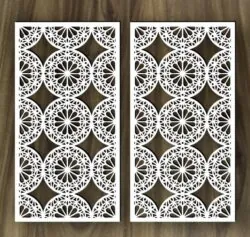 Design pattern screen E0021130 file cdr and dxf free vector download for laser cut cnc