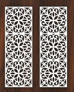 Design pattern screen E0021341 file cdr and dxf free vector download for laser cut cnc