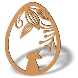 Easter egg E0021281 file cdr and dxf free vector download for laser cut