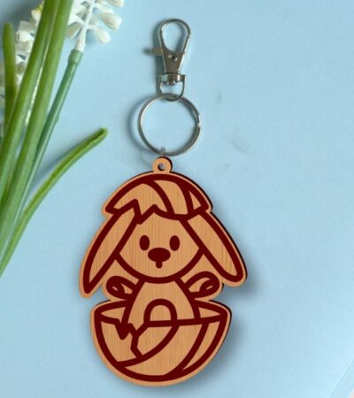Easter keychain E0020959 file cdr and dxf free vector download for laser cut