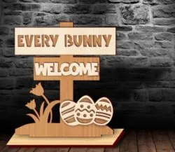 Easter stand E0021230 file cdr and dxf free vector download for laser cut