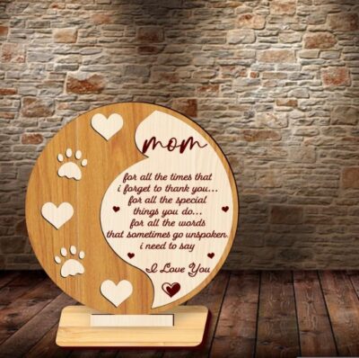 Happy mother day E0021363 file cdr and dxf free vector download for laser cut