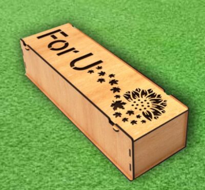 Gift box E0021936 file cdr and dxf free vector download for Laser cut