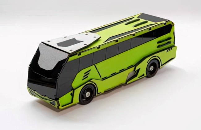 Bus E0022314 file cdr and dxf free vector download for Laser cut