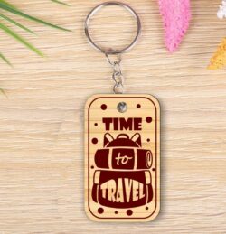 Camping keychain E0022165 file cdr and dxf free vector download for Laser cut